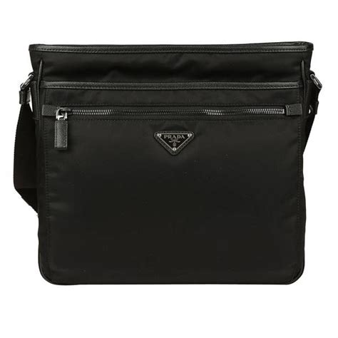 tracolla uomo prada ebay|prada black leather shoulder bag.